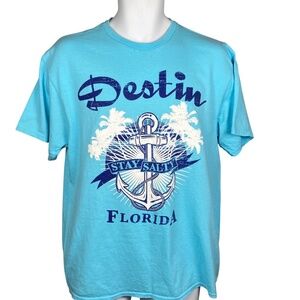 Vintage 90s Destin Florida Stay Salty T Shirt Size L